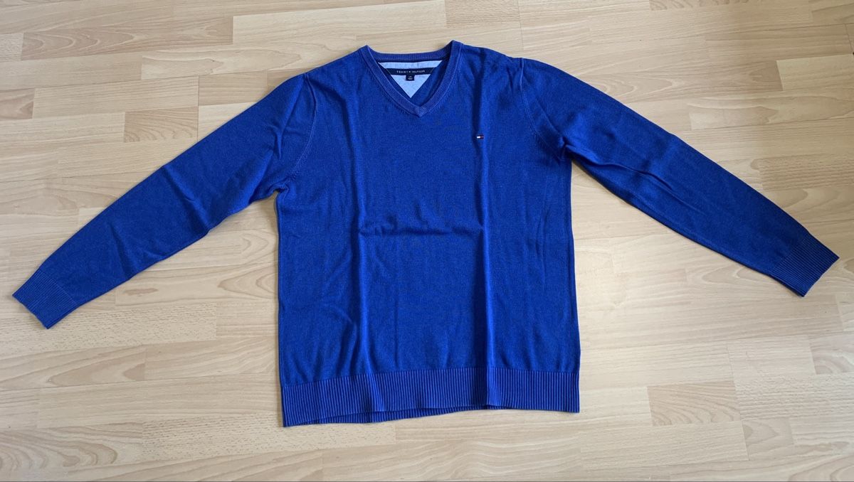 Tommy Hilfiger Maglioni & Felpe: Pull Tommy Hilfiger Homme ,Taille L, Bleu – Usato da Biel/Bienne venduto da granitod 3
