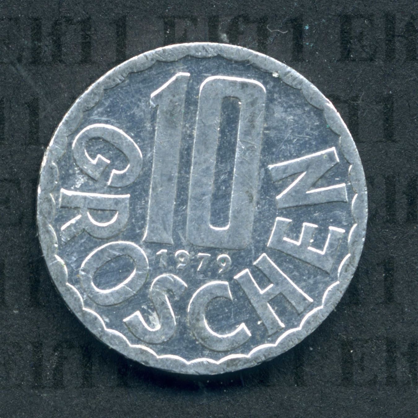 Tutti le monete: ATS___0.10 1979 ss-vz 10 Groschen – Usato da Widnau venduto da Elf11