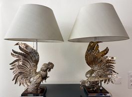 Italienische Mid-Century Tischlampen 1960er 2er-Set