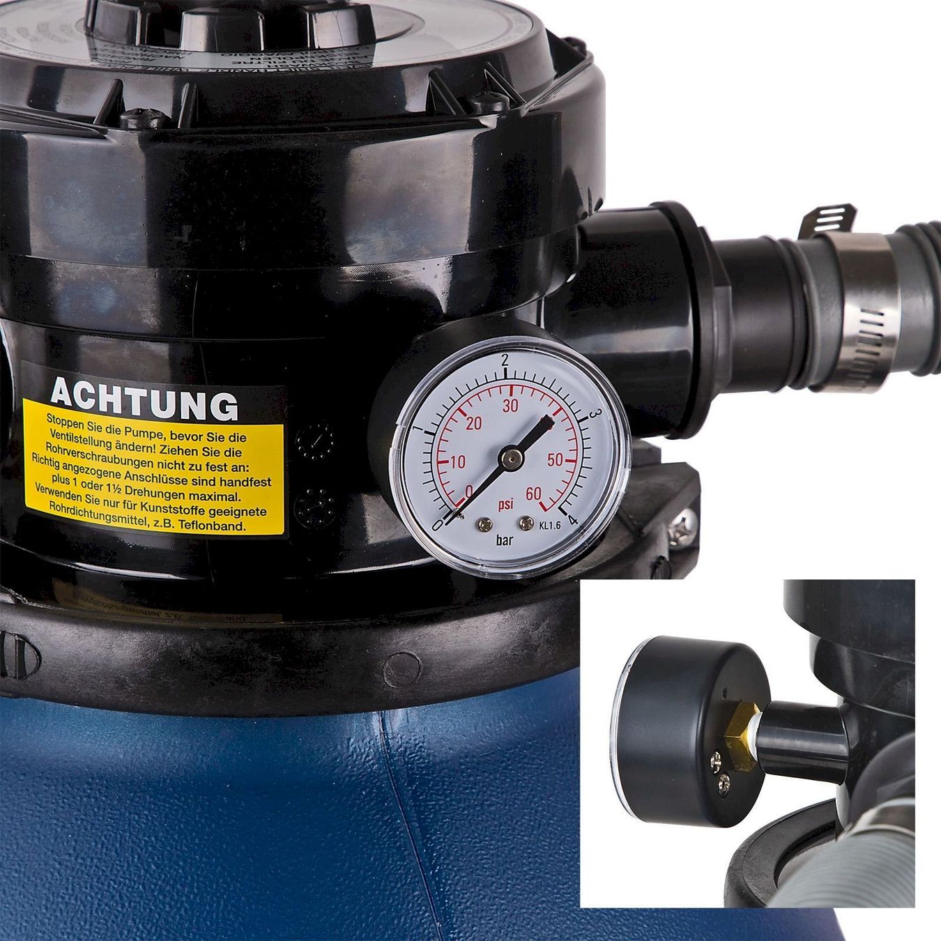 Pompe & Parti di ricambio: Swimmingpool Sandfilteranlage 7500L/Std. – Nuovo e nell'imballaggio originale da Bottighofen venduto da zaap 5