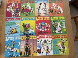 Bd Lucky Luke 12 numéros des années 1970