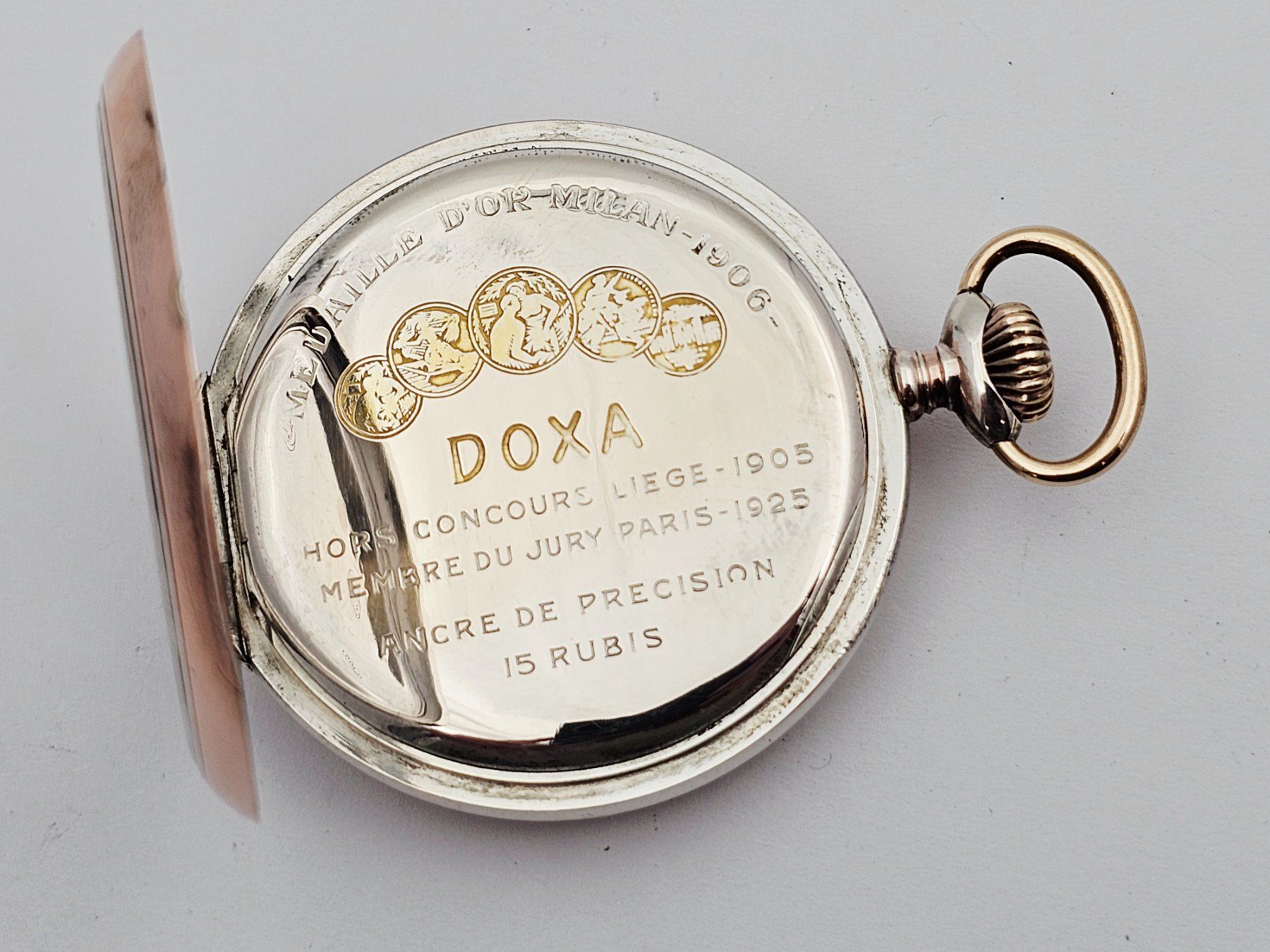 Uhren: Doxa Antike Taschenuhr 800 Silber – Gebraucht aus Bassersdorf von AnkerWatch 1