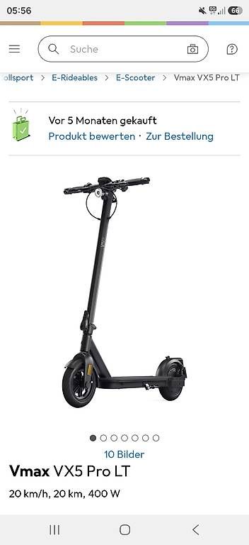 Scooters: E-Scooter  VMAX VX5 Pro LT – D'occasion à Hurden par Jess1985 3