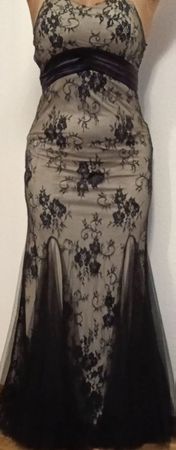 Elegantes Abendkleid mit Spitze - Neu in Grösse M