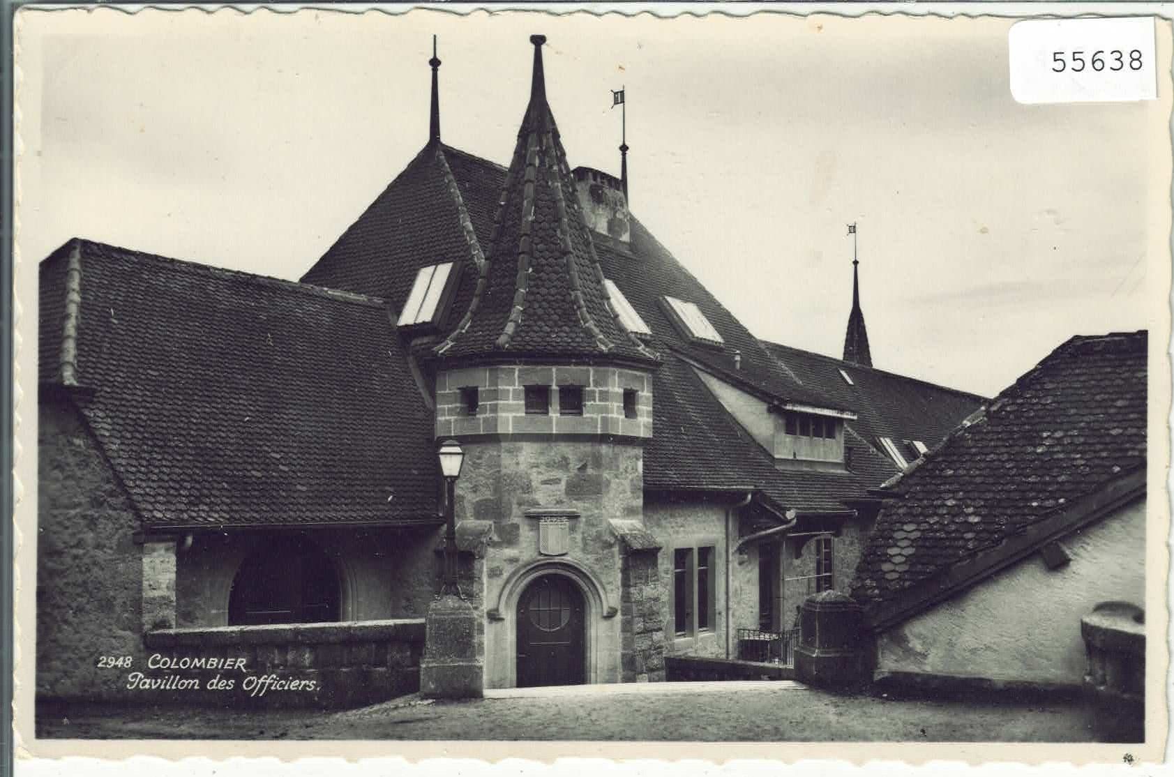 Ansichtskarten: Colombier - Pavillon des Officiers – Gebraucht aus Ettingen von Kartenplanet