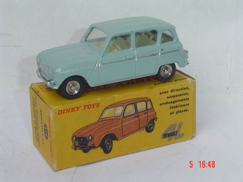 Ancienne Dinky Toys Renault 4 L – Référence 100 Dinky Junior, Rare Et Collection