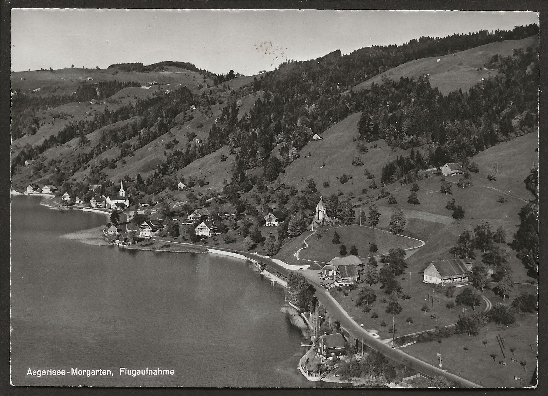 Morgarten Ägerisee Flugaufnahme Zug ZG Rest. Buechwäldli +++ (Gebraucht ...