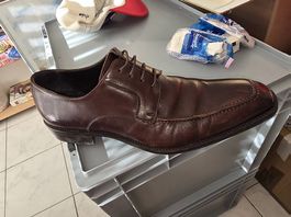 Derby-Schnürschuh mit einer Apron-Toe-Naht - Navyboot