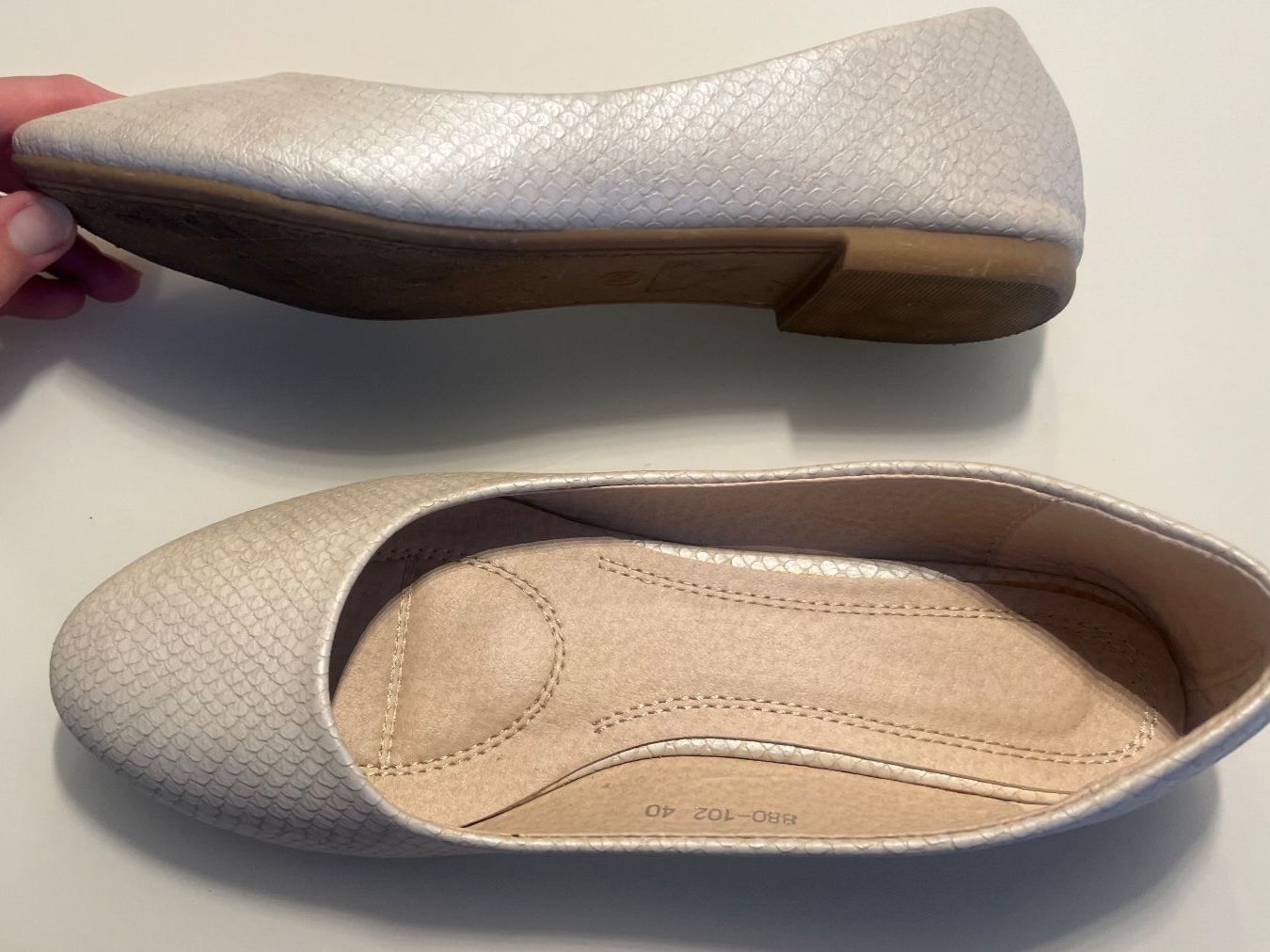 Scarpe da donna: Ballerina, Farbe beige, Grösse 40 – Usato da Kehrsatz venduto da Louvitesse 2