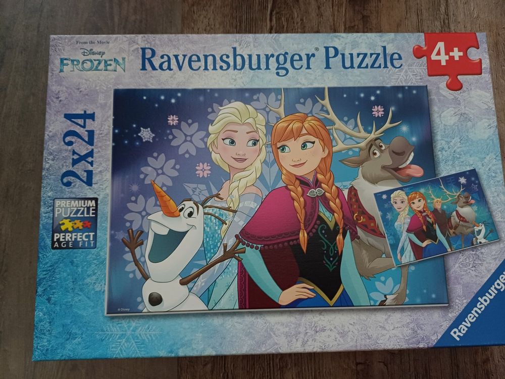 Puzzle Frozen 2 x 24 Teile (Gebraucht) in Subingen für CHF 1 – mit ...