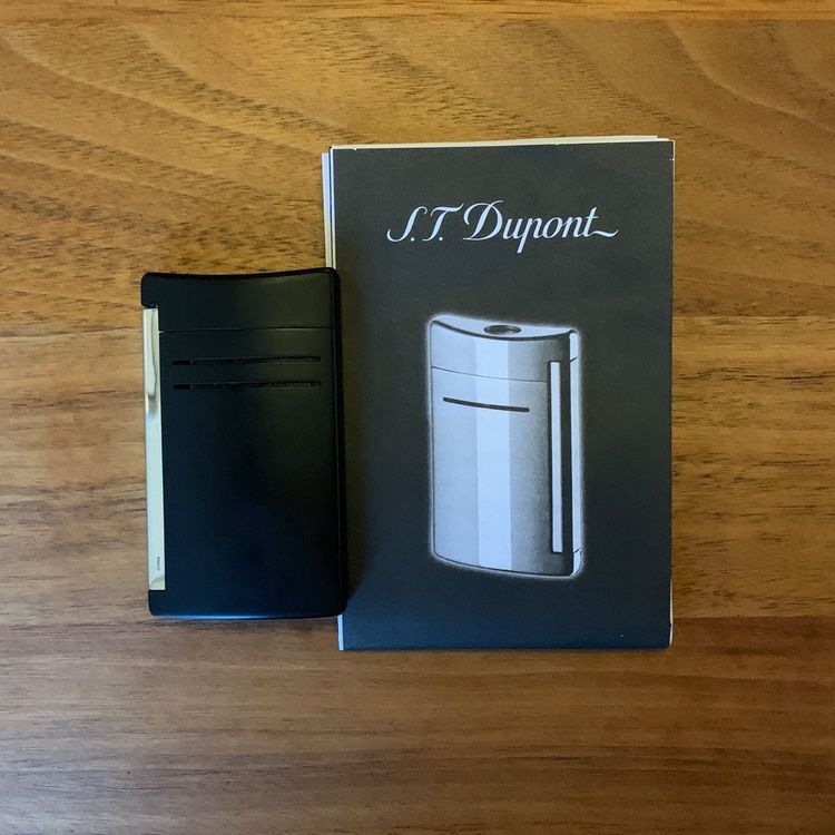 S.T. Dupont Zündsteine Schwarz - 8 Stück Packung Für Ligne 1, Ligne 2 & Weitere Modelle
