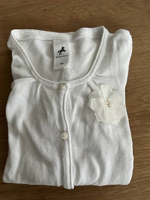 Giacche & Cappotti: Strickjacke weiss 128 – Usato da Buchrain venduto da eule2109