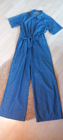 Jumpsuit Jeans Kurzarm Grösse ca. 38 guter Zustand