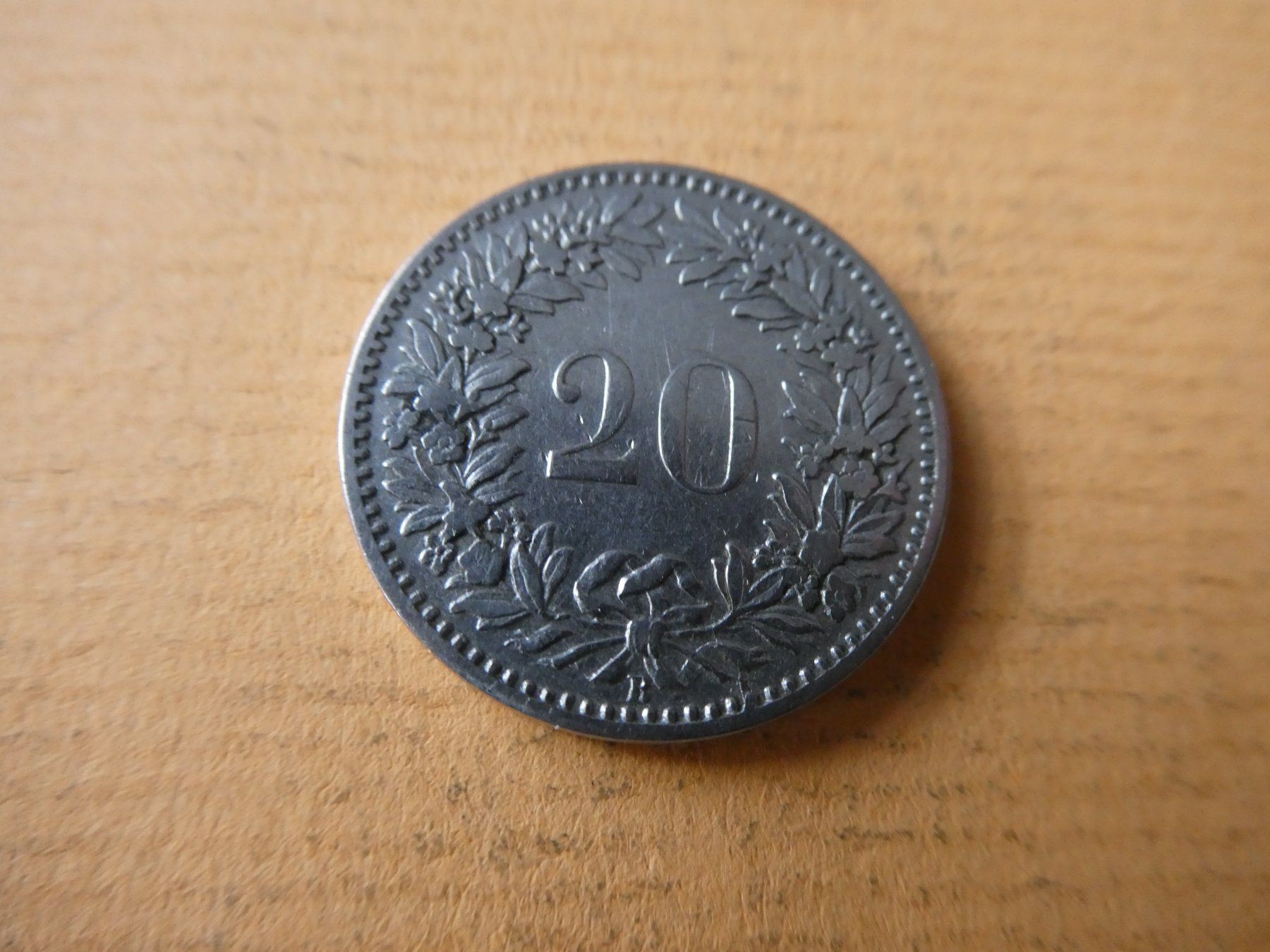 Toutes les monnaies: Schweiz 1899, 20 Rappen – D'occasion à Hinterforst par Rohusri 1