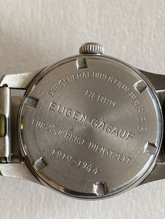 Seltene Zodiac Incasécurit Hermetic Armbanduhr, SBB Geschenk (Gebraucht ...