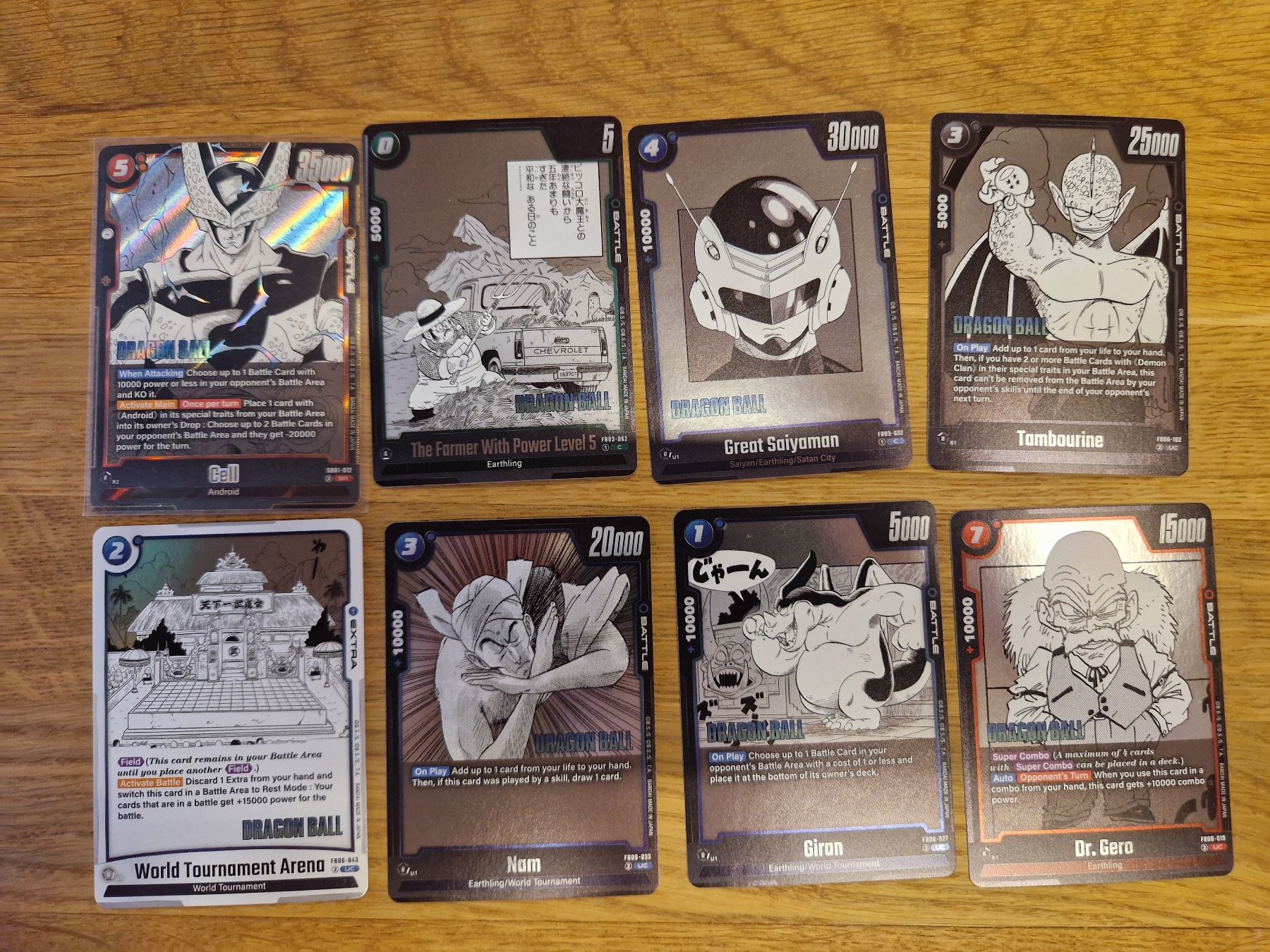 Bandai Sammelbilder & Trading cards: Dragon Ball Fusion World: SR/C All-Holo Lot SB01/02 - EN – Gebraucht aus Kallnach von yinginho