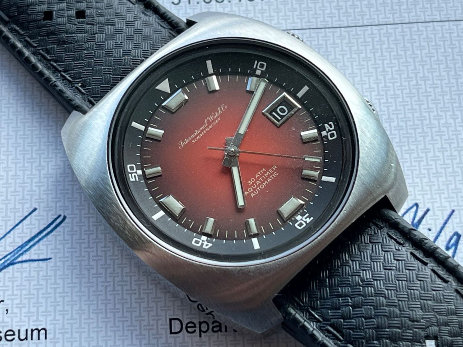 IWC Montres: IWC DIVER AQUATIMER AUTOMATIC 1822 – Neuf (Voir description) à Beinwil am See par watchfever 2