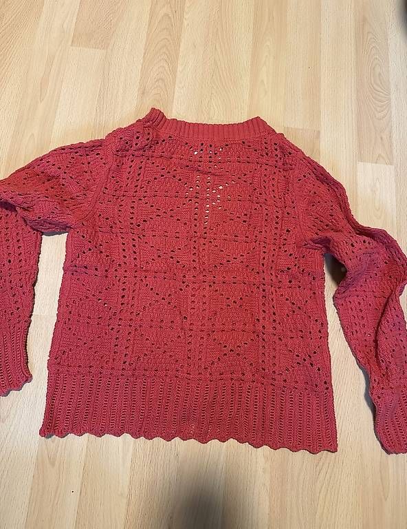 Jacken: Roter Strick-Cardigan – Gebraucht aus Alchenflüh von selina077 1