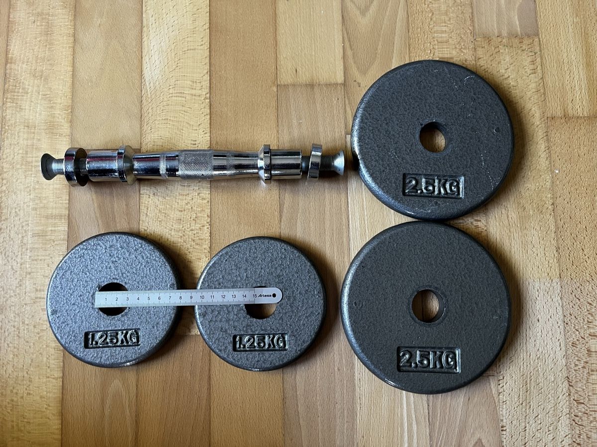 Manubri & Pesi: Haltère 7.5kg – Usato da Corjolens venduto da donod90