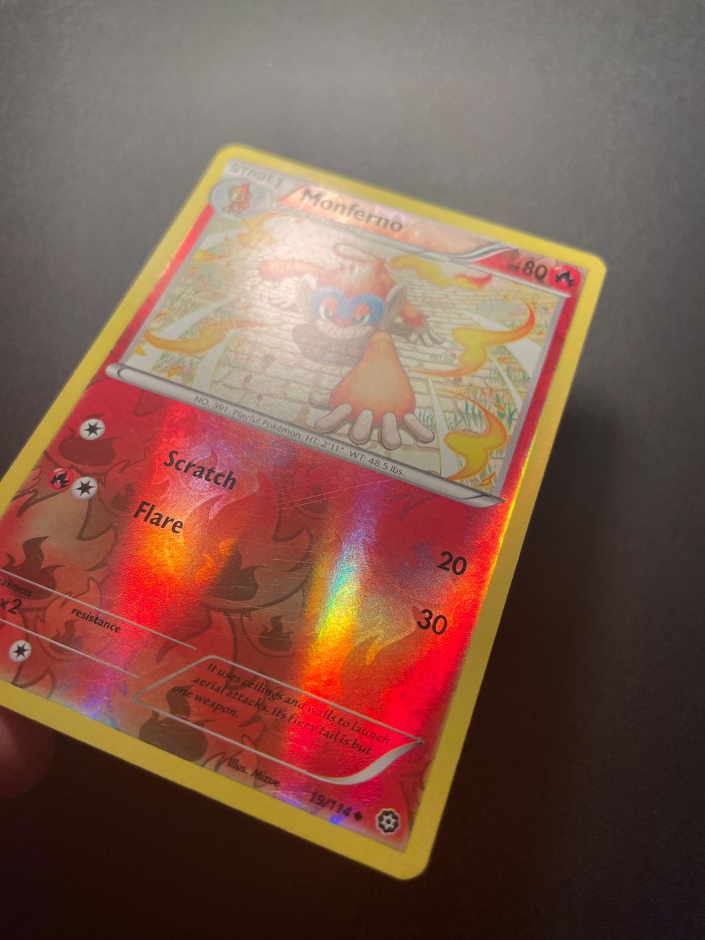 Pokémon Carte collezionabili: Monferno Reverse Holo XY Steam Siege 19/114 – Usato da Zürich venduto da pokemon_cards 1