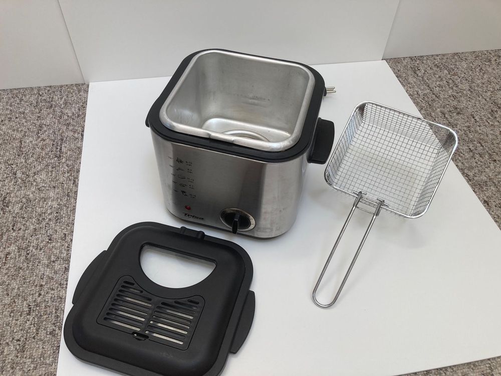 Kleine Fritteuse Aus Edelstahl 304 - Praktischer Marmit Zum Braten & Kochen