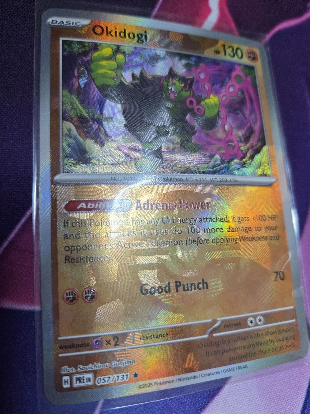 Pokémon Sammelbilder & Trading cards: Okidogi PRE 057 Masterball Holo Mint – Neu (gemäss Beschreibung) aus Elgg von Darkvoid1991 2