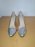 Silberne Hologramm Pumps, Grösse 37.5 Marke oncoroni