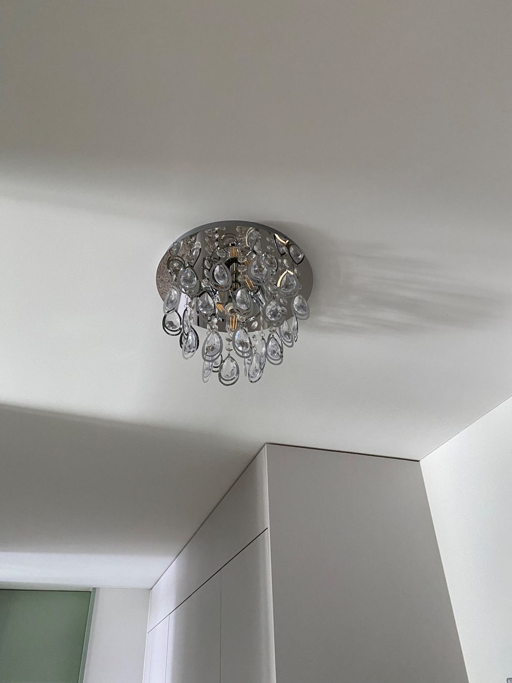 Livique Lampadari & plafoniere: 2 Stücke Elegante Deckenlampe Kristall Chrom  . – Usato da Zürich venduto da Hamere