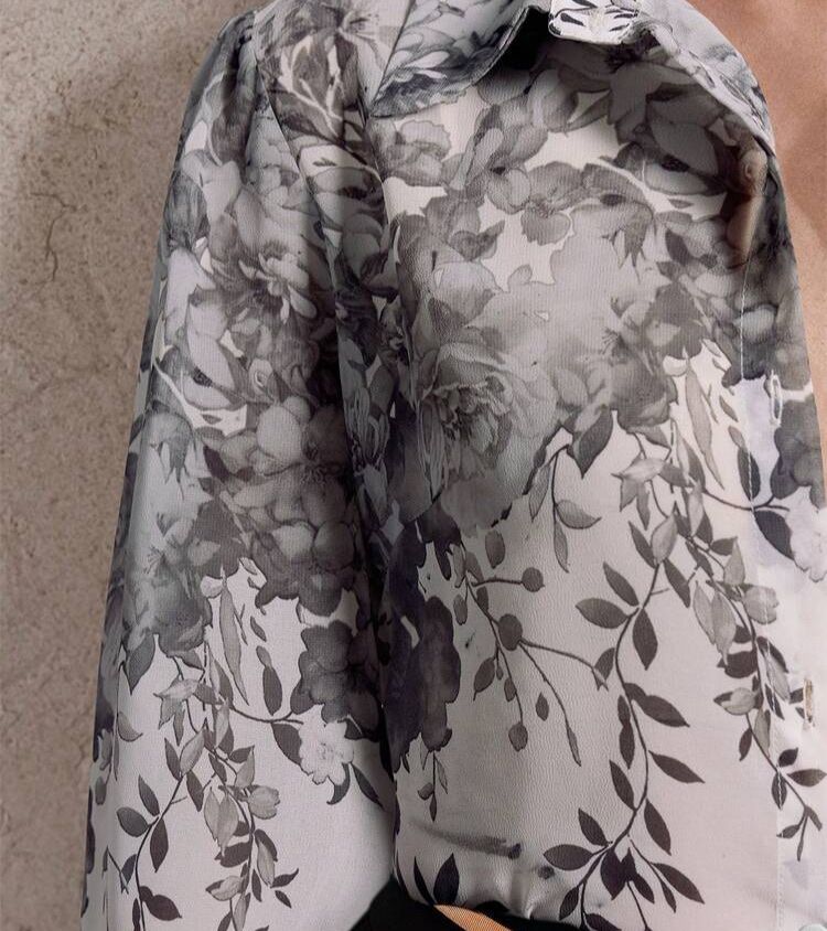 Camicette: Elegante Blumen Bluse leicht & luftig Gr. 38 – Nuovo (secondo la descrizione) da Bühler venduto da Princess2016 1
