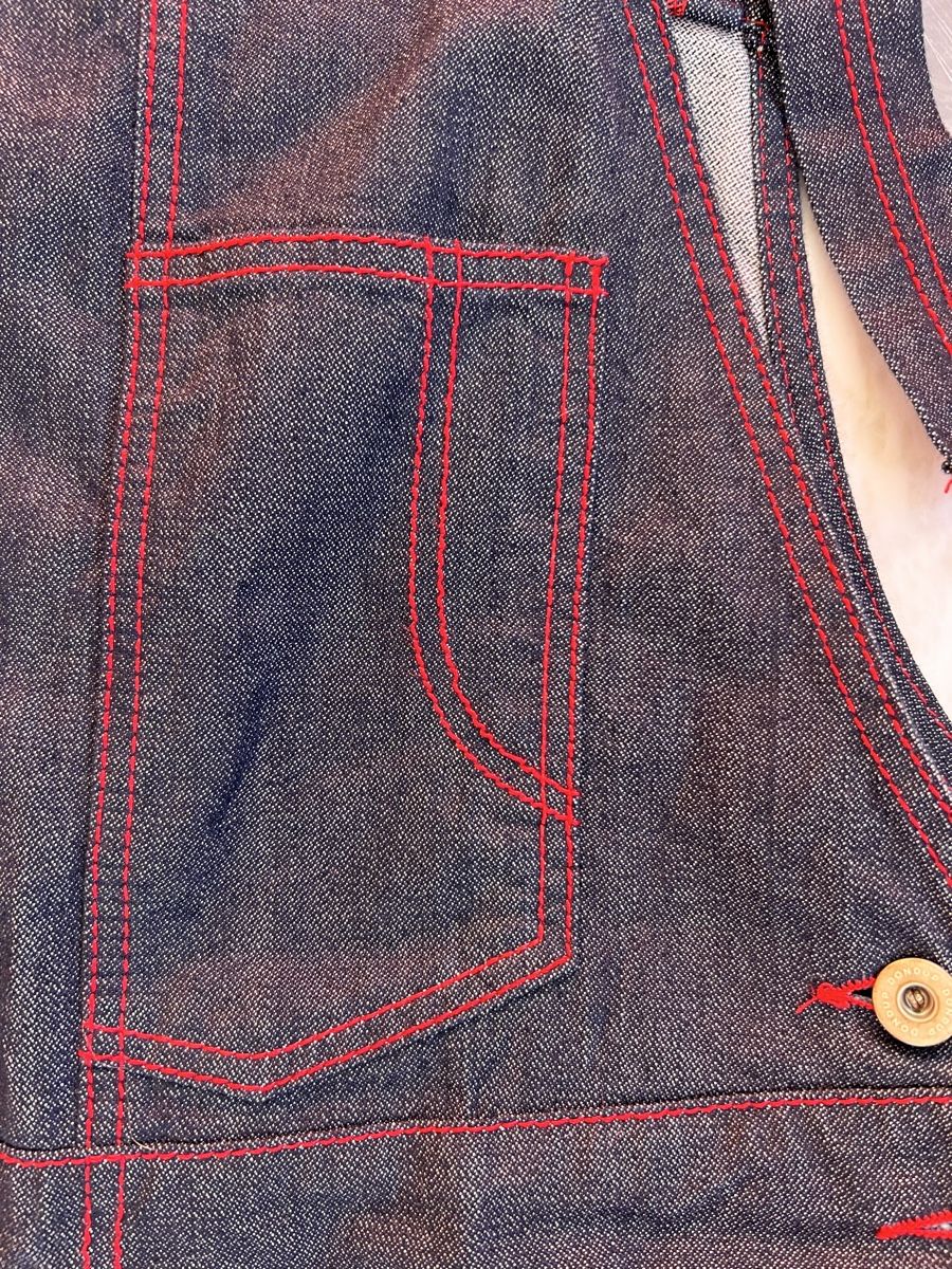 Dondup Jeans: DONDUP Latzhose Jeans Gr. 25 / S – Nuovo (secondo la descrizione) da Zürich venduto da car_x52z 2