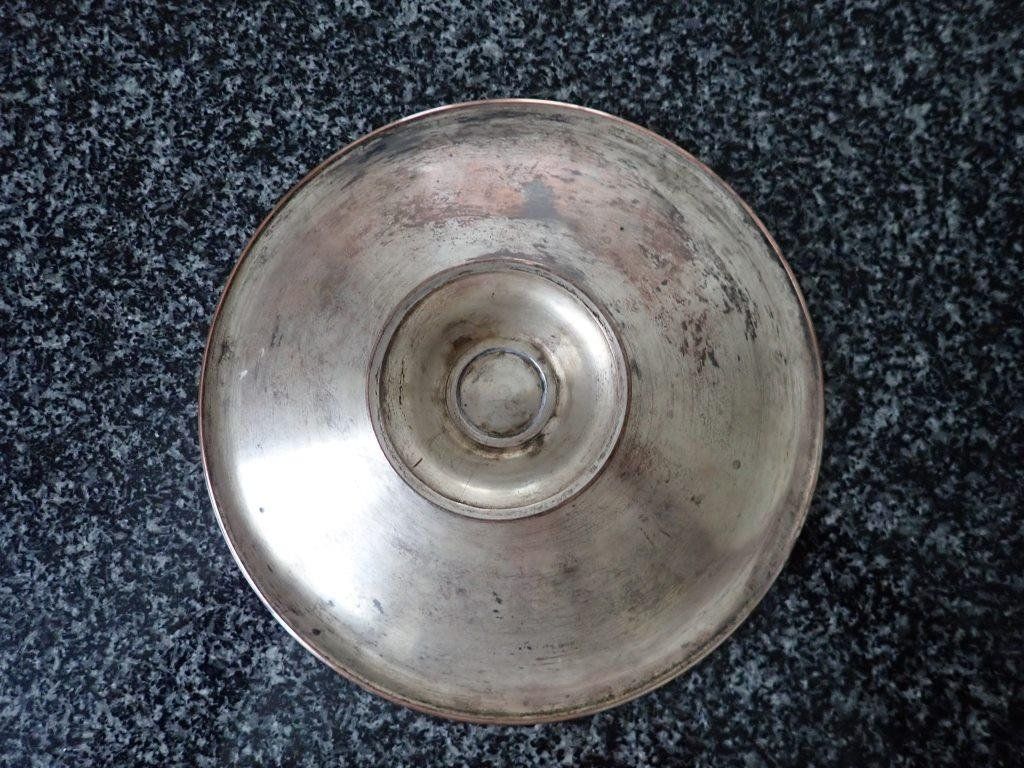 Ciotole: Kleine Metallschale mit Blumenmuster 20cm – Usato da Galgenen venduto da Marc98 3