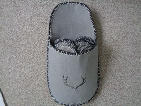 Gäste Hausschuhe 6 Paar (Slipper-Set)