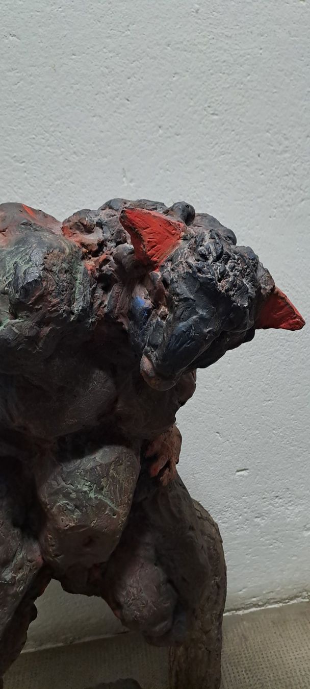 Sculture & Statue: Laurent Chabolle "Le Minotaure passe-muraille" – Usato da Lausanne venduto da jol75 2