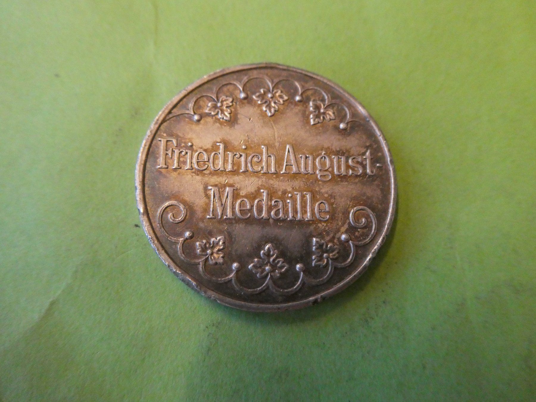 Medaglie: Sachsen, Friedrich-August-Medaille - Silber  10.05 g – Usato da Hinterforst venduto da Rohusri 1