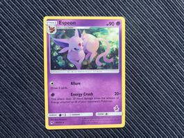 Pokemon Espeon battle Academy Stamp near Mint