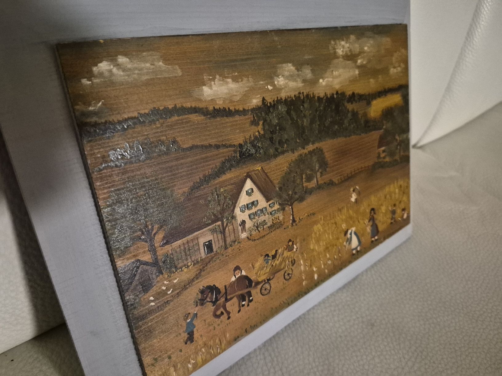 Gemälde: Bild Bauernszene Appenzell auf Holz  – Gebraucht aus Frauenfeld von mel_2gqy 1