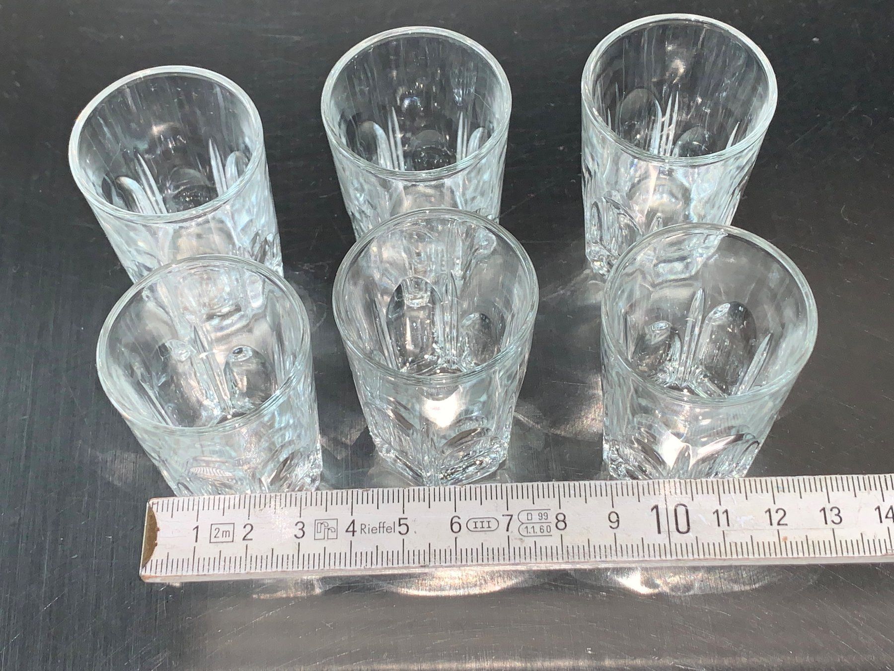 Bicchieri: 6x alte Schnapsgläsli Stümpeli Schnapsgläser – Usato da Rickenbach SZ venduto da Frickler