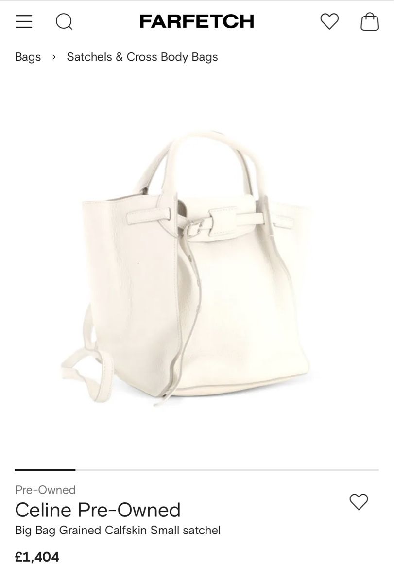 Celine Taschen für Damen: CELINE White Big Bag - Top Condition!  – Gebraucht aus Winterthur von Atelier.W 1