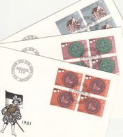 SBK 660 - 662 im 4er-Block FDC