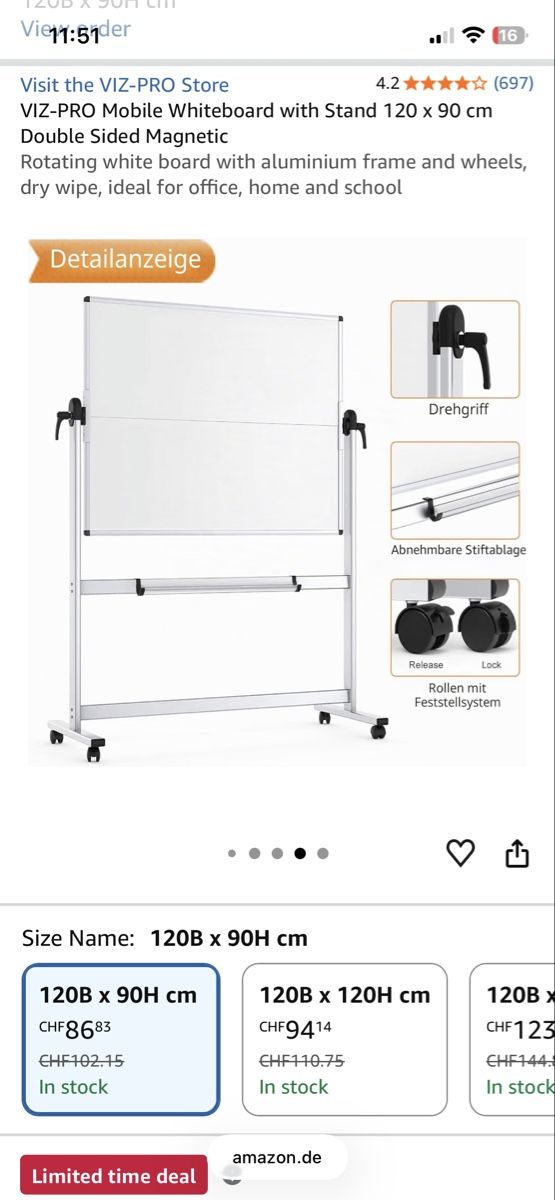 Tableaux: Whiteboard / tableau blanc – Neuf (Voir description) à Bern par aur_89dl 3