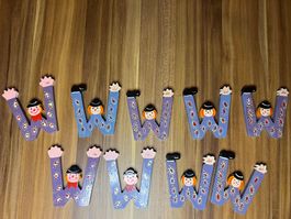LOTTO CLOWN HOLZ DEKO (e4)
