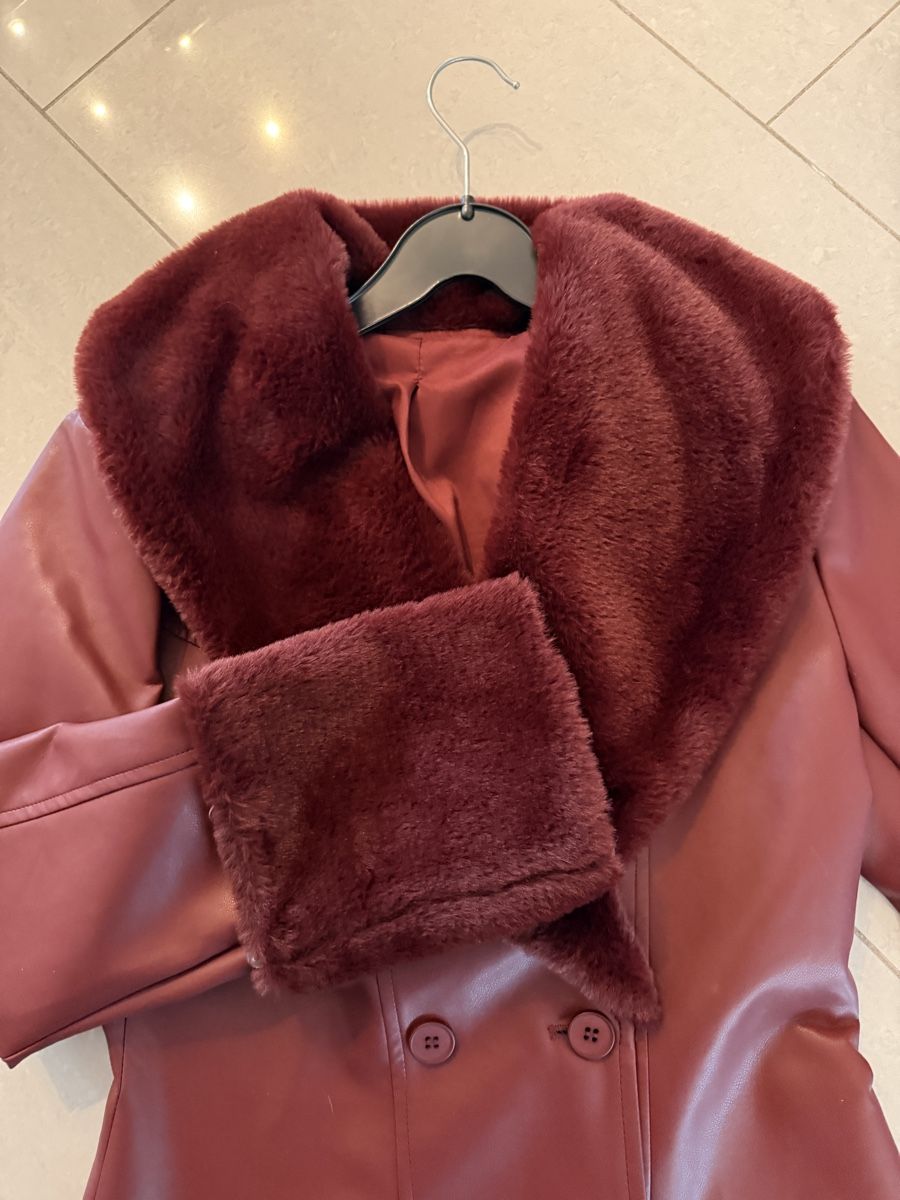 Giacche: Bordeaux PU Leder Jacke  – Nuovo (secondo la descrizione) da Binz venduto da Ladykatsumii 3