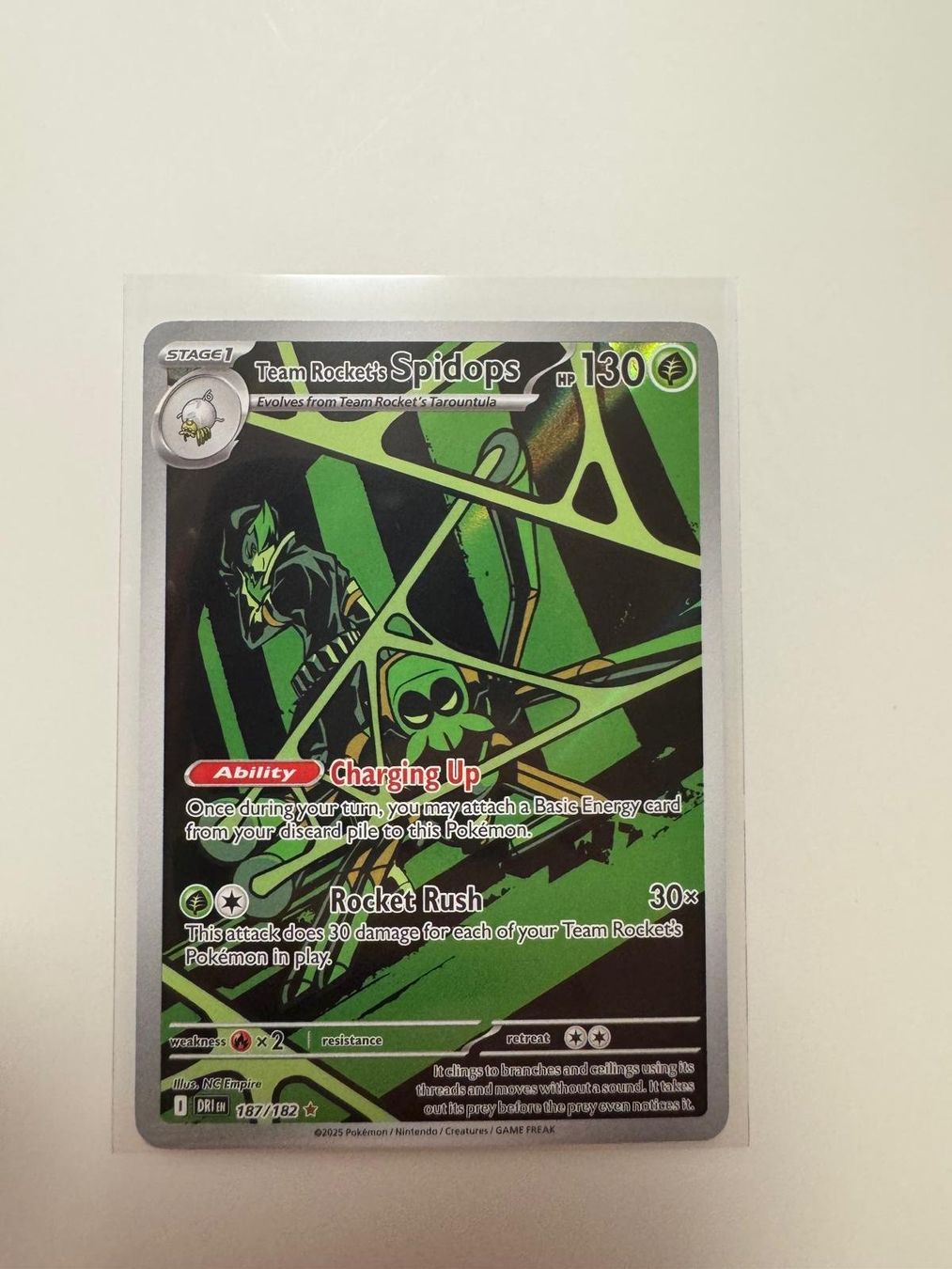 Pokémon Carte collezionabili: Team Rocket's Spidops | Illustr. Rare | DRI 187/182 | EN – Usato da Spreitenbach venduto da Snacky96 2