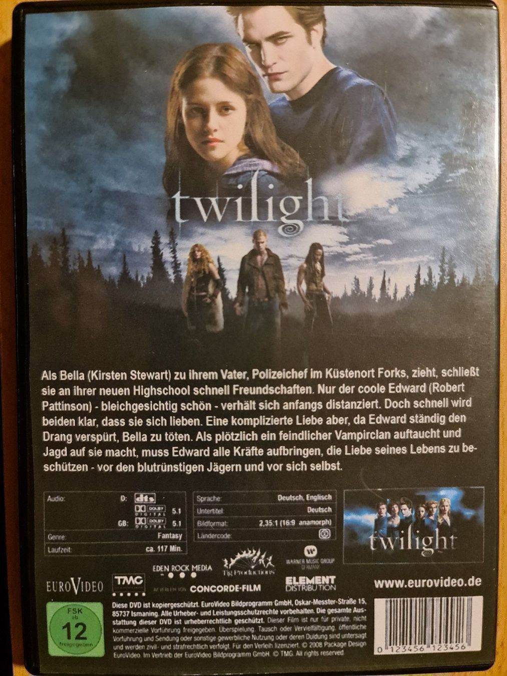 Tutti i DVDs: DVD twilight Biss zum Morgen – Usato da Dintikon venduto da Vexi 1