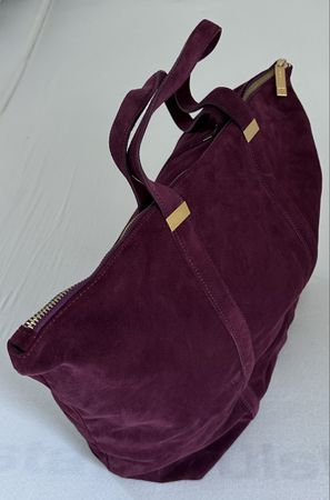 Coccinelle Wildleder Shopper, Pflaume, NEU Top Zustand!