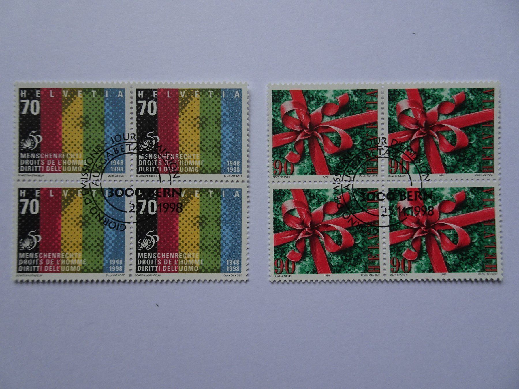 Tous les timbres: 1998 – Neuf (Voir description) à Aadorf par Chnorli-Furz