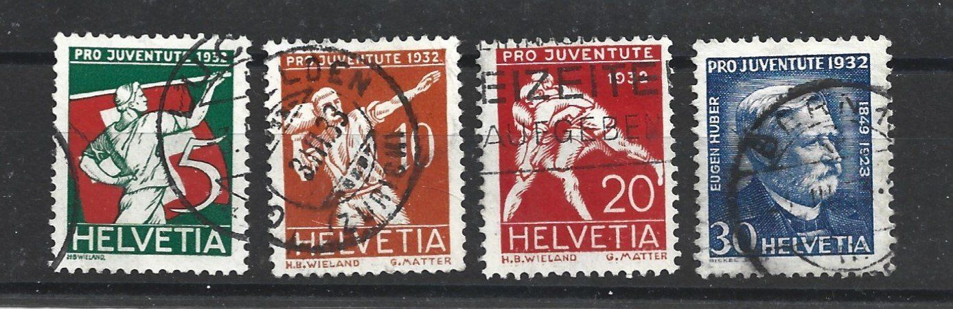 Tutti i francobolli: 1932 Pro Juventute – Usato da Trübbach venduto da Sammer51