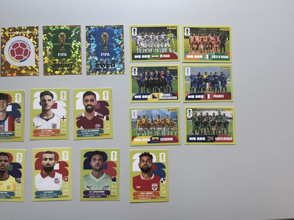 Panini Carte collezionabili: Panini WM 2026 Sticker diverse – Nuovo (secondo la descrizione) da Full-Reuenthal venduto da Strusal 2