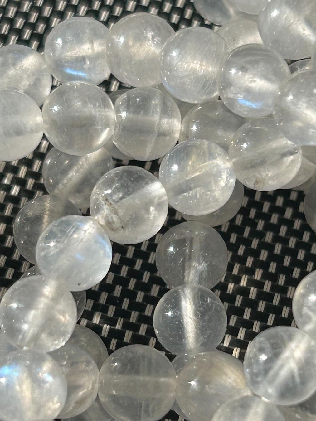 Minerali & Pietre curative: Strang echte Moonstone Level 1 / stone beads 6 mm – Nuovo e nell'imballaggio originale da Niederrohrdorf venduto da Ytobi 3
