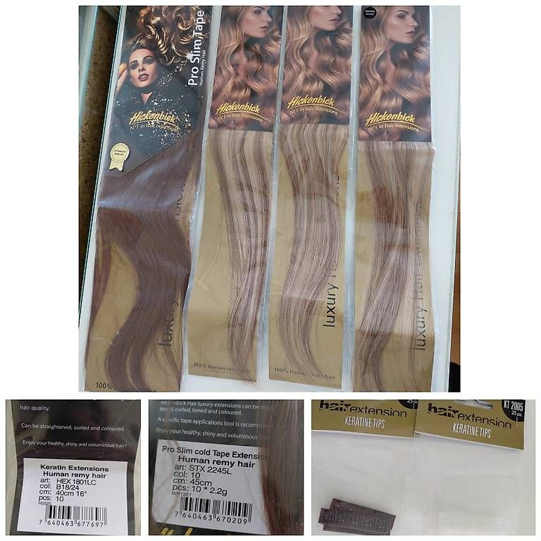 Perücken: Gesamtpaket Echthaar Extensions neu – Gebraucht aus Bassersdorf von _Bambolina_